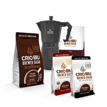 12 Cup Stovetop Espresso Maker Double Chocolate Welcome Starter Set Promotion