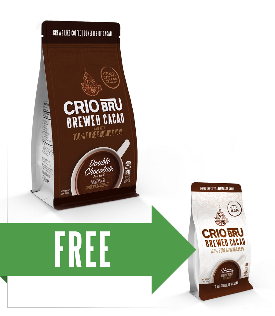 Double Chocolate 24oz Bag + Free Gift: 4oz Bag Promotion