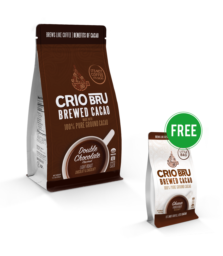 Double Chocolate 10oz Bag + Free Gift: 4oz Bag Promotion