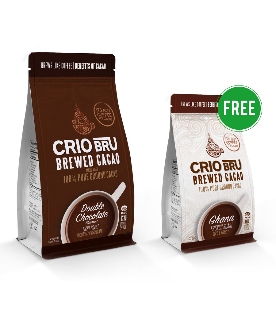 Double Chocolate 24oz Bag + Free Gift: 10oz Bag Promotion