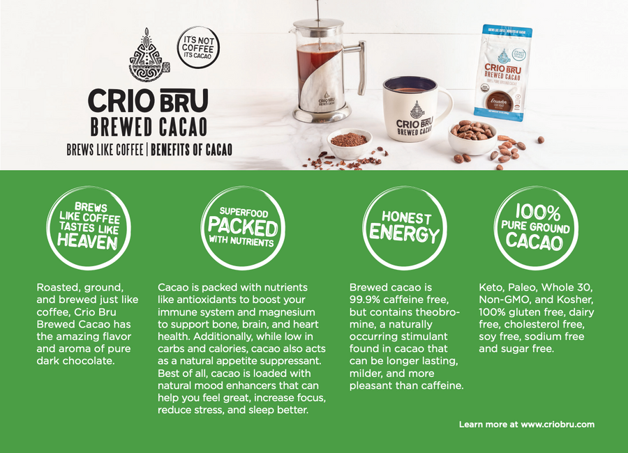 Kick Caffeine with Cacao Sampler Deluxe Set Promotion